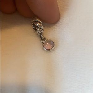 Purple pandora dangle charm